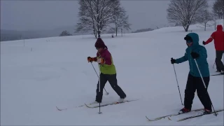 雪上スポーツ実習１日目　クロスカントリースキー③i-nac国際自然環境アウトドア専門学校