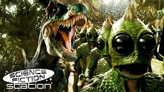 Using A Dinosaur To Defeat An Alien Army | Land Of The Lost (2009) | Science Fiction Station