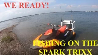 Ocean Fishing on the Sea Doo Spark Trixx!!! This is crazy!