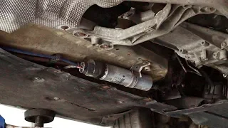 BMW 1-Series E87 fuel filter replacement (maintenance service)