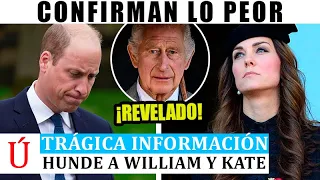 TRÁGICA ÚLTIMA HORA CÁNCER EXTENDIDO y ABDICACIÓN de Carlos III filtran lo peor tras Kate a William