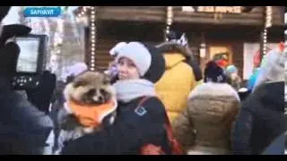 Дед Мороз и обитатели барнаульского зоопарка призвали голосовать за Алтайский край на "Битве хоров"
