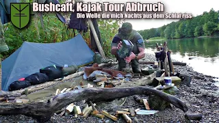 Bushcraft, Kajak Tour Abbruch - Die Flut löscht das Licht