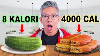 MAKAN MAKANAN KALORI TERENDAH SAMPAI TERTINGGI!!