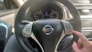 Как включить круиз контроль на Nissan Altima