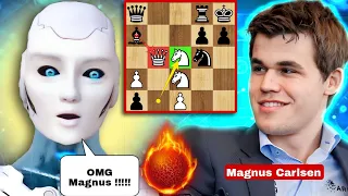 Magnus Carlsen Sacrificed His Queen in the Opening Against MVL (2867 Elo) | Chess Strategy | Chess