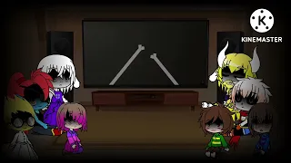 Undertale react to dust vs DustDust part 1/2