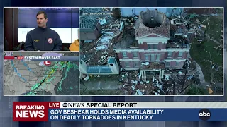 Kentucky governor gives updates on deadly tornado | ABC News