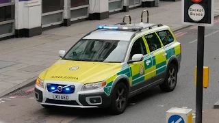 London Ambulance Volvo RRV Responding