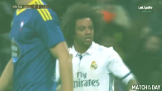 Marcelo Amazing Goal - Real Madrid vs Celta Vigo 1-2 - Copa del Rey 18_01_2017 H