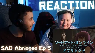 SAO Abridged Parody: Episode 05 REACTION!!