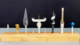 10 Amazing and Useful Drill Bits !!!