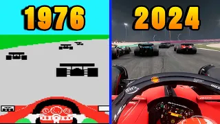 Evolution of F1 Video Games 1976 - 2024