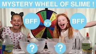 Mystery Wheel of Slime Challenge!! | BFF V’s BFF | Emmalaila123 and Ruby Rose UK