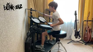 Blink 182 First Date drum cover by 10 y.o.