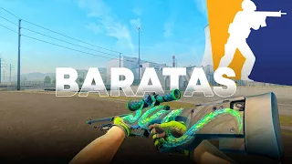 ESSAS SKINS BARATAS ESTÃO LINDAS NO CS 2