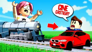 TREN vs MASINA de CURSE ! Max vs Pisica ! Cine CASTIGA ?