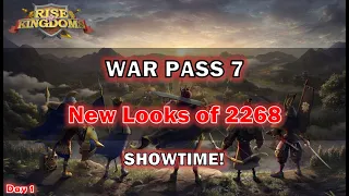 WAR PASS 7 2268 DAY 1! SHOWTIME! ROK INDONESIA