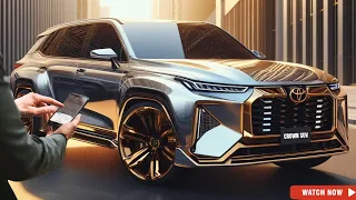 2025 Toyota Crown SUV Official Reveal - FIRST LOOK!