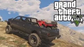 ★ GTA 5 - Hauling ATV Up Mountain | Off-Road 4x4