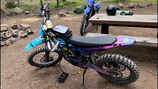 -Surron Ultra Bee- 72V Electric Dirt Bike Riding Single Track in the Cascade Mountains