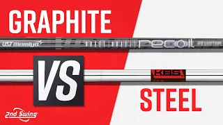 GRAPHITE vs STEEL Shaft Comparison | KBS Tour R vs UST Recoil