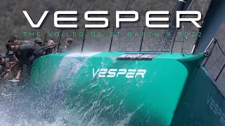 Highlights from Vesper Maxi 72 racing at the Voiles de St Barths 2022.  Rock edit.