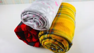 After this video, stores will run out of fleece blankets. I buy them in batches and remake them