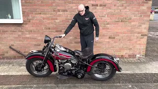 How to start A Harley Davison WLA 1942