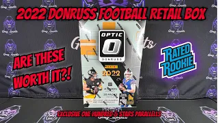 2022 Donruss Optic Football Retail Box! Exclusive One Hundred and Stars Parallels - Worth It?!