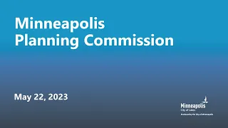 May 22, 2023 Planning Commission
