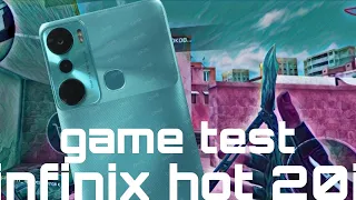 тест фпс-игры INFINIX HOT 20I