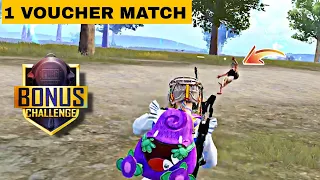 1 VOUCHER MATCH | SOLO BONUS CHALLENGE |  #mekzonegaming #pubgmobile #bgmi