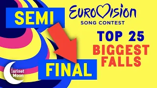 Eurovision | TOP 25 Biggest DOWNGRADES from Semi to Final (2004-2023)
