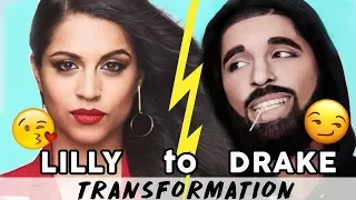 LILLY SINGH TO DRAKE Makeup Transformation | Kandee Johnson