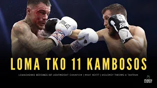 🔥 NO MAS! VASYL LOMACHENKO STOPS GEORGE KAMBOSOS ‼️ TANK DAVIS OR SHAKUR NEXT? | FIGHT REVIEW🥊