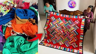 Prepare for Winter a Warm, bed sheet - quilt making #bedsheet #handmade