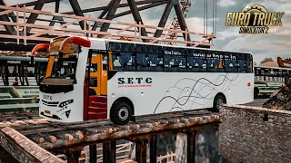 SETC Tamil Nadu Bus Mod Euro Truck Simulator2 | LOGITECH G29 | TAMIL GAMEPLAY |