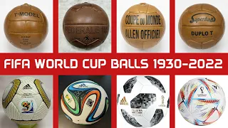 FIFA World Cup Ball Evolution - 1930-2022 | FIFA World Cup Official Balls #FIFA #FIFAWORLDCUP2022