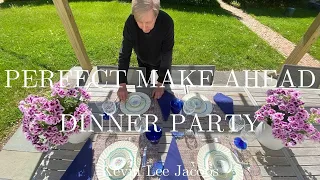 Perfect Make Ahead Dinner Party | Asparagus Soup | Salmon and Veggies | Big Cheat Dessert