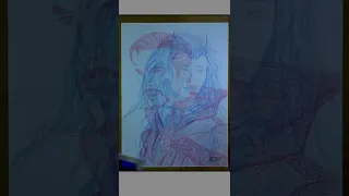 You need 3D glasses to see this Drawing | Doctor Strange in the Multiverse of Madness