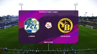 PES 2020 | Luzern vs Young Boys - Raiffeisen Super League | 01/02/2020 | 1080p 60FPS