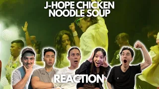 FIRST TIME EVER WATCHING J-HOPE Chicken Noodle Soup (feat. Becky G)!!