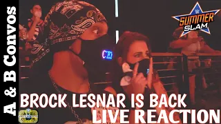 SummerSlam Brock Lesnar Returns - LIVE REACTION | SummerSlam 2021