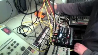 Analog Four, MS20 and 303 Devilfish test