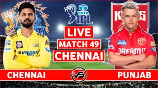 Chennai Super Kings vs Punjab Kings Live Scores | CSK vs PBKS Live Scores & Commentary | 2nd Innings