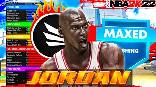 HOW TO MAKE MICHAEL JORDAN EXACT BUILD ON NBA 2K22 CURRENT GEN! BEST GUARD BUILD ON NBA 2K22!