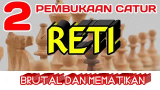 Top 2 Pembukaan Catur Reti Sangat Brutal dan Mematikan dari Max Euwe ☠️