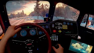 #ETS2 : С переключателями поворотов на Moza Racing R9 #3монитора #GoPro #TripleScreen #TH8A