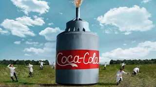 10 000 LITERS COCA-COLA VS MENTOS (NOT CLICKBAIT)